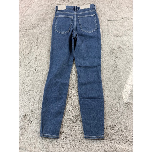 NWT Everlane The Way-High Skinny Jean Mid Blue Organic Cotton Size 28 Regular - Picture 6 of 11